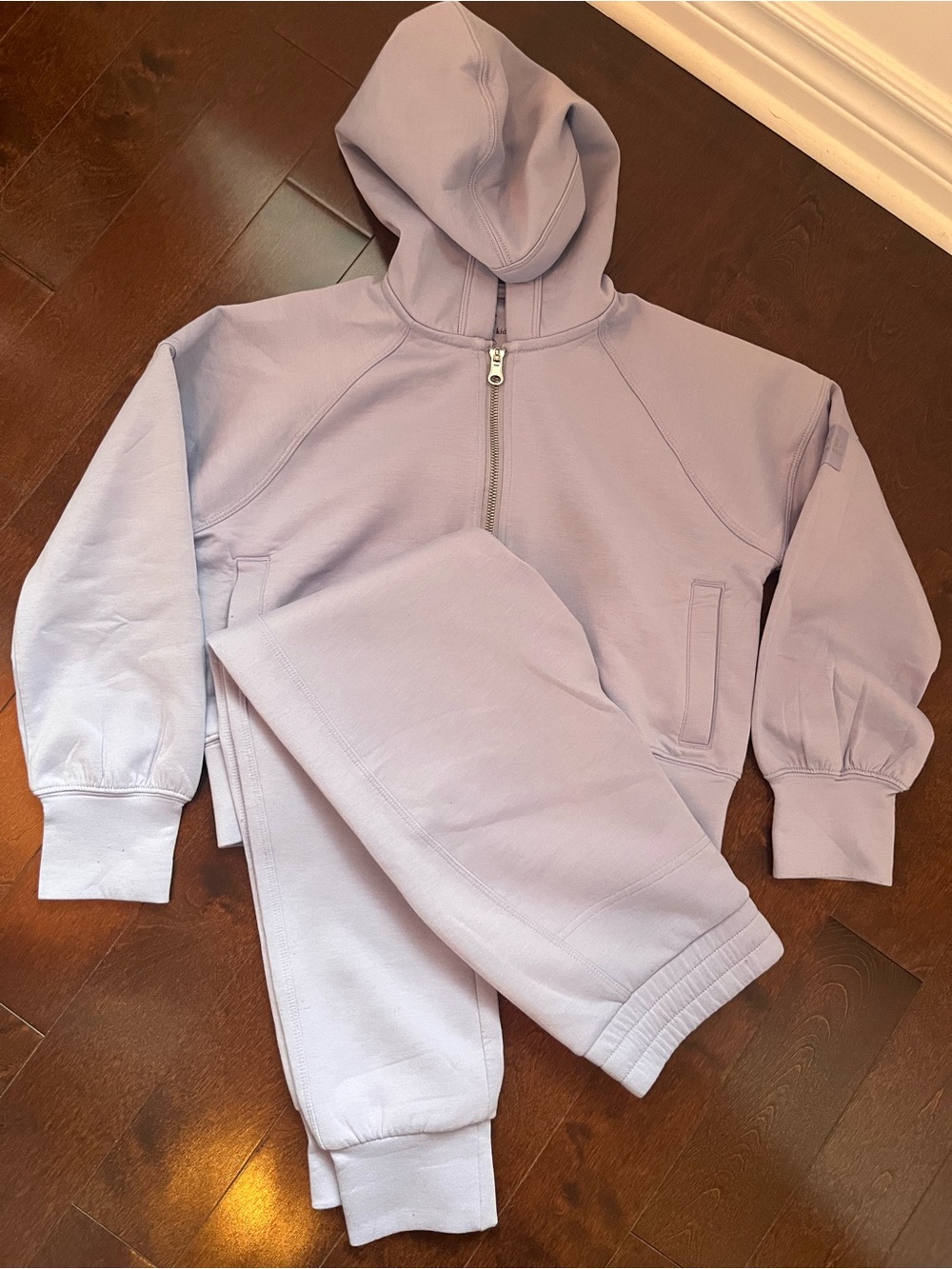abercrombie kids Lavender Hoodie & Joggers Set
